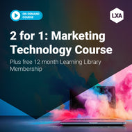 2for1: Marketing Technology Course + membership