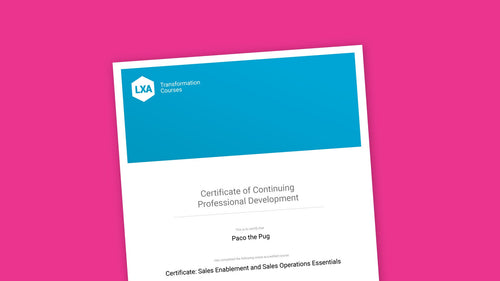 On-Demand | Certificate: Sales Enablement, Operations & SalesTech Essentials